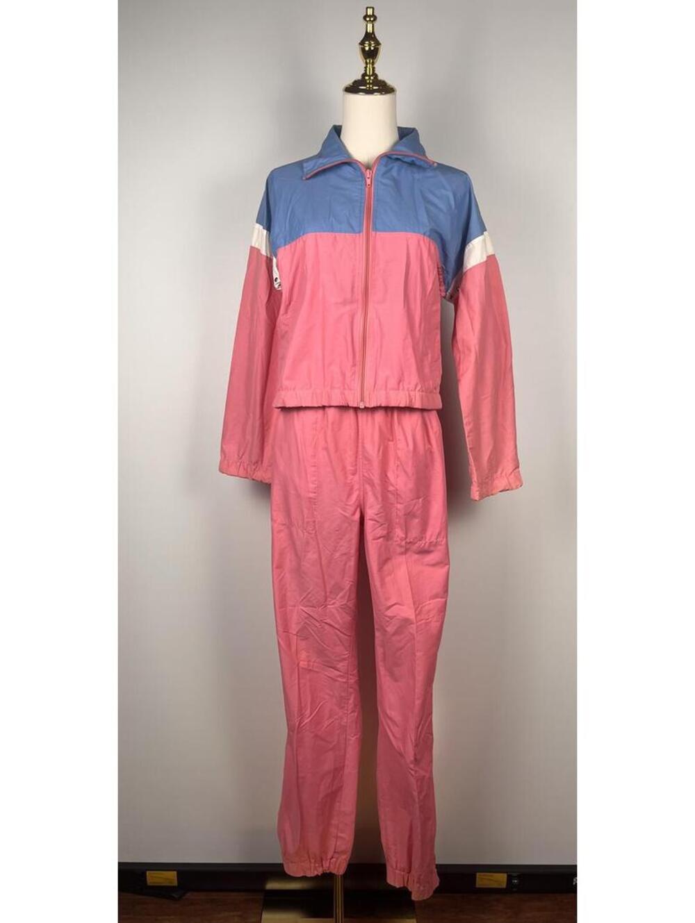 Vintage Woolrich Woman 80’s 90’s Windbreaker Tracksuit Set Retro *flaw*
